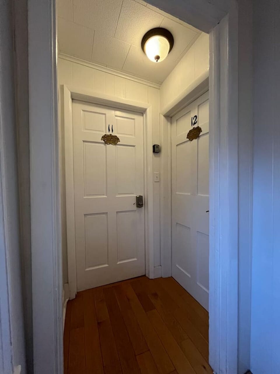 Entrance to Apartment 11 and 12