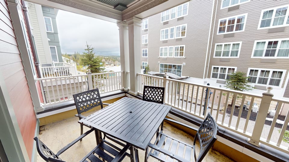 Architecture, Balcony, Building, Desk, Furniture