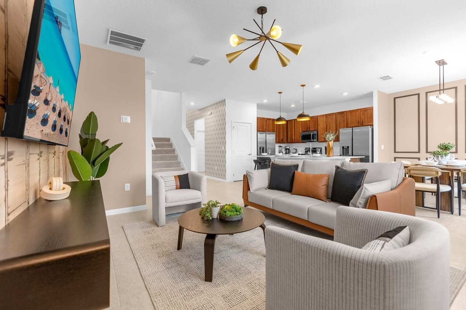 Spacious open-concept design