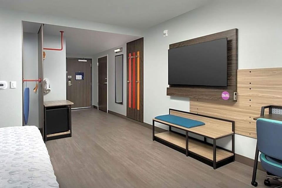 Bedroom. Interior and views may vary based on location and availability