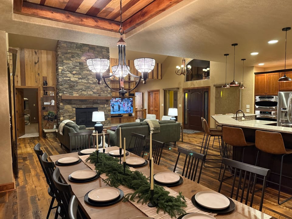Awesome gathering space on the main level!