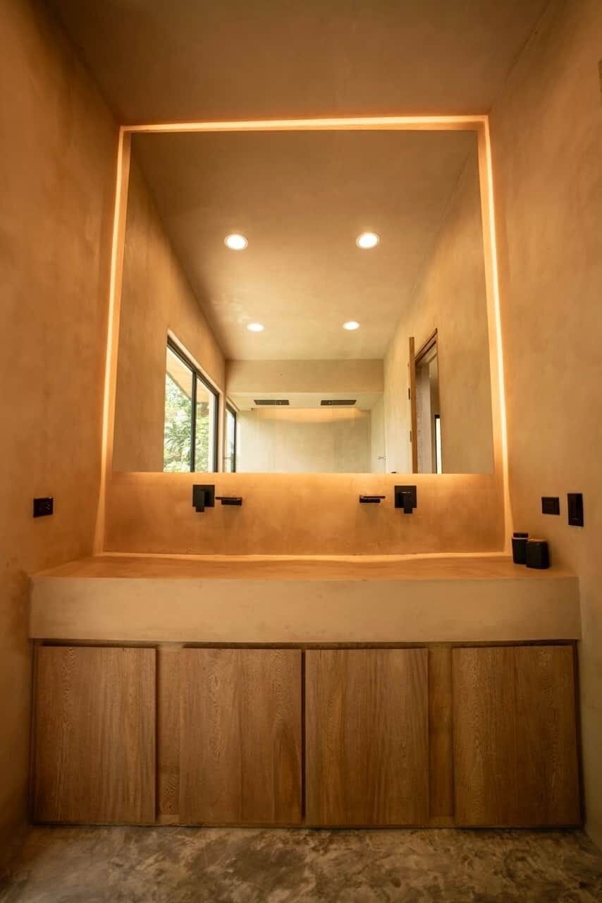 Master Badezimmer Oben
