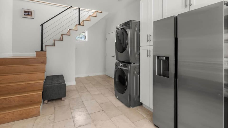 Washer and dryer