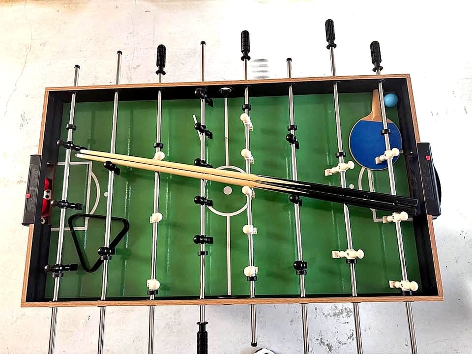 Poolside: Foosball, Pool, Shuffleboard, Ping Pong, Chess, Checkers, Bowling
