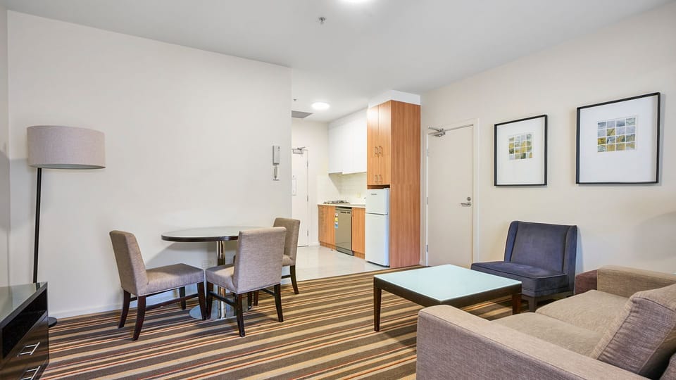 Spacious lounge and dining space perfect for relaxing or working