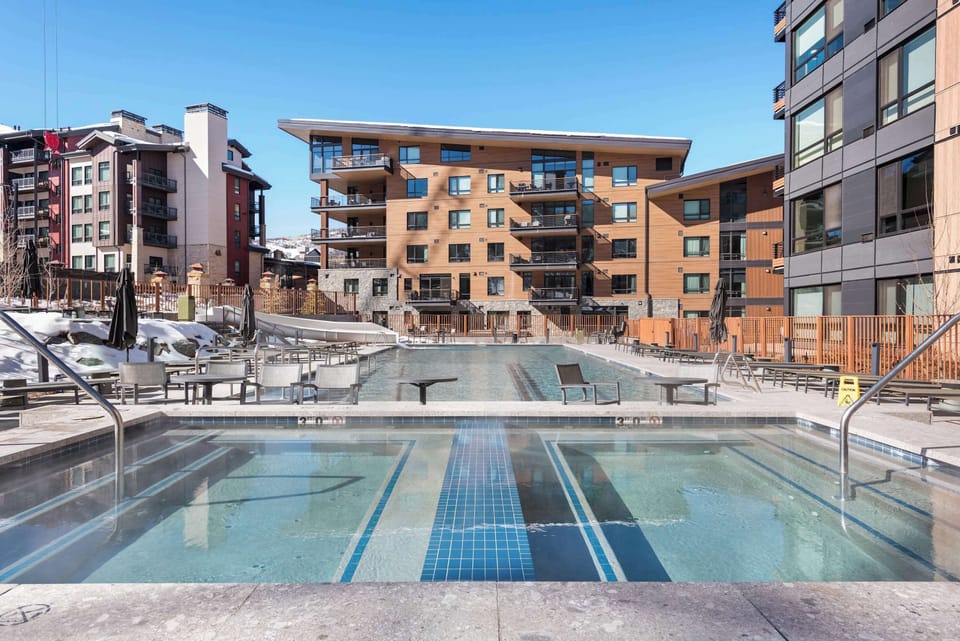 Village Pool and hot tub