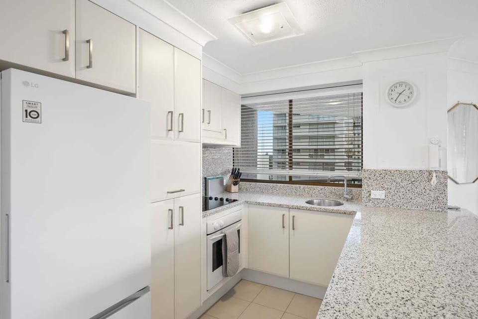 Fully equipped kitchen ready for easy holiday cooking.