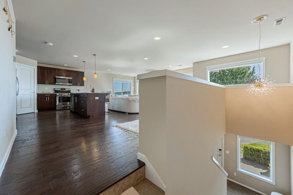 Open concept 2nd floor layout