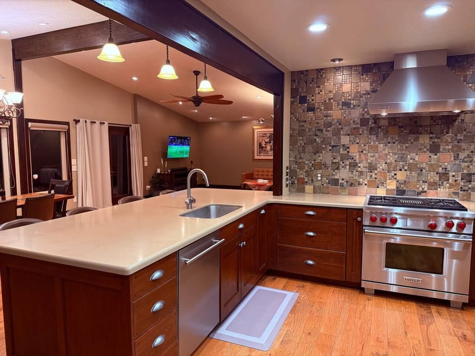 Chef-grade Wolf appliances 