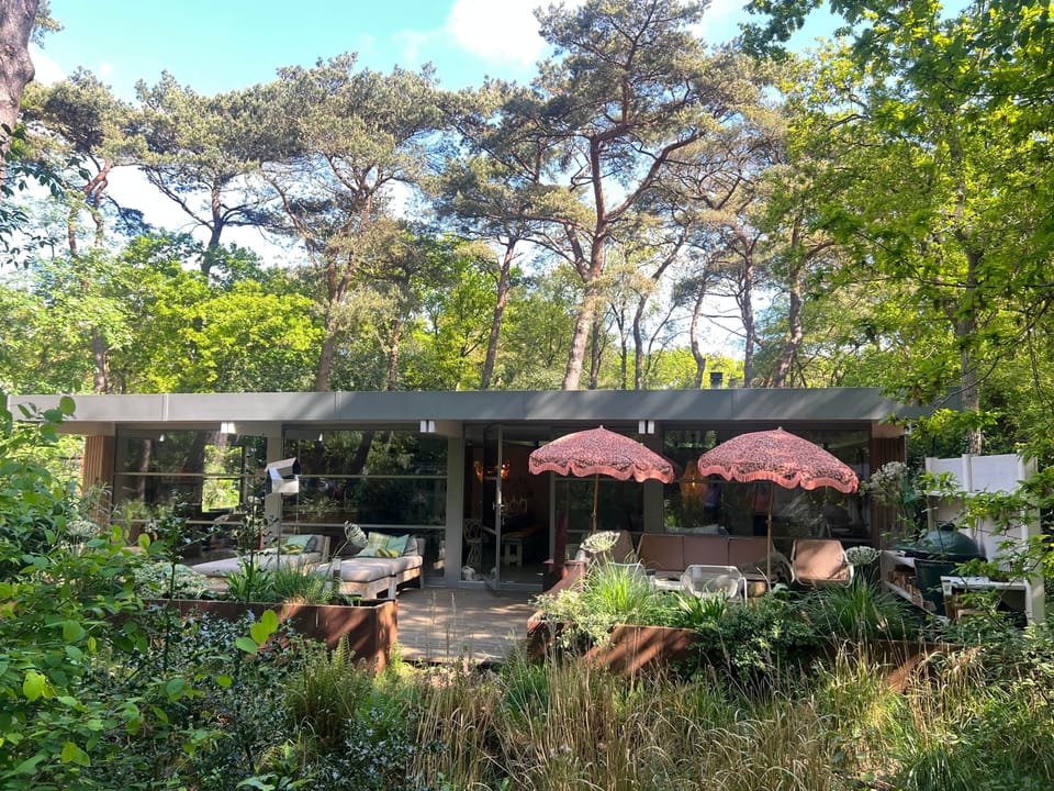 Terrace around the villa
