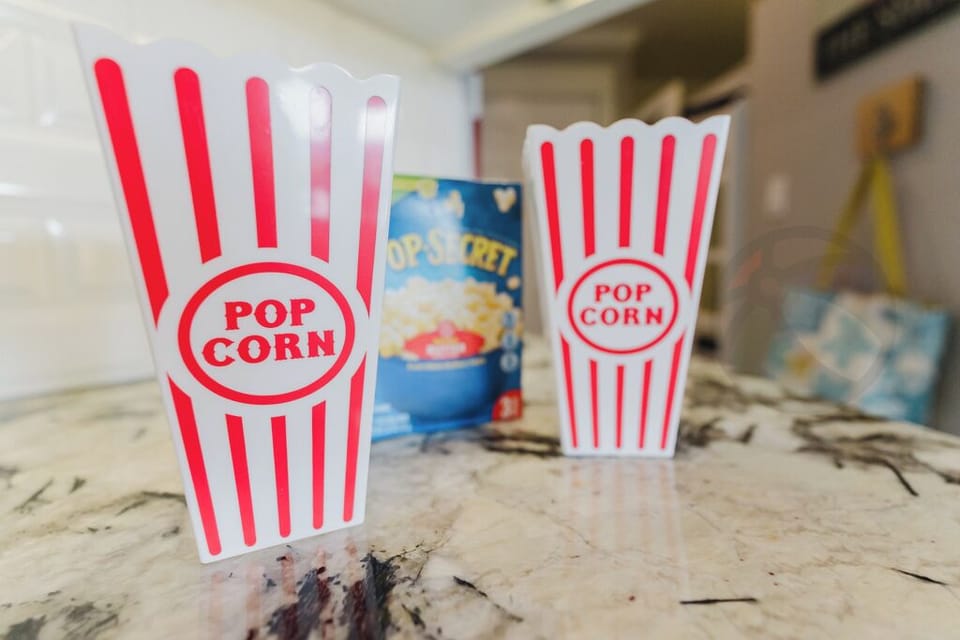 And make popcorn for family game or movie night