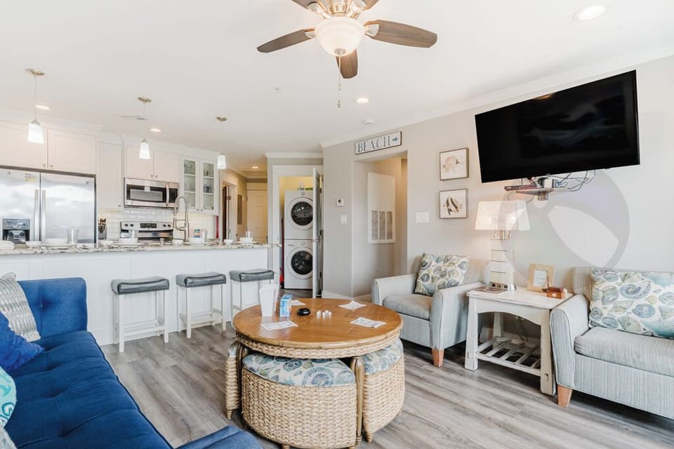 Next we spacious open concept living/dining/kitchen areas