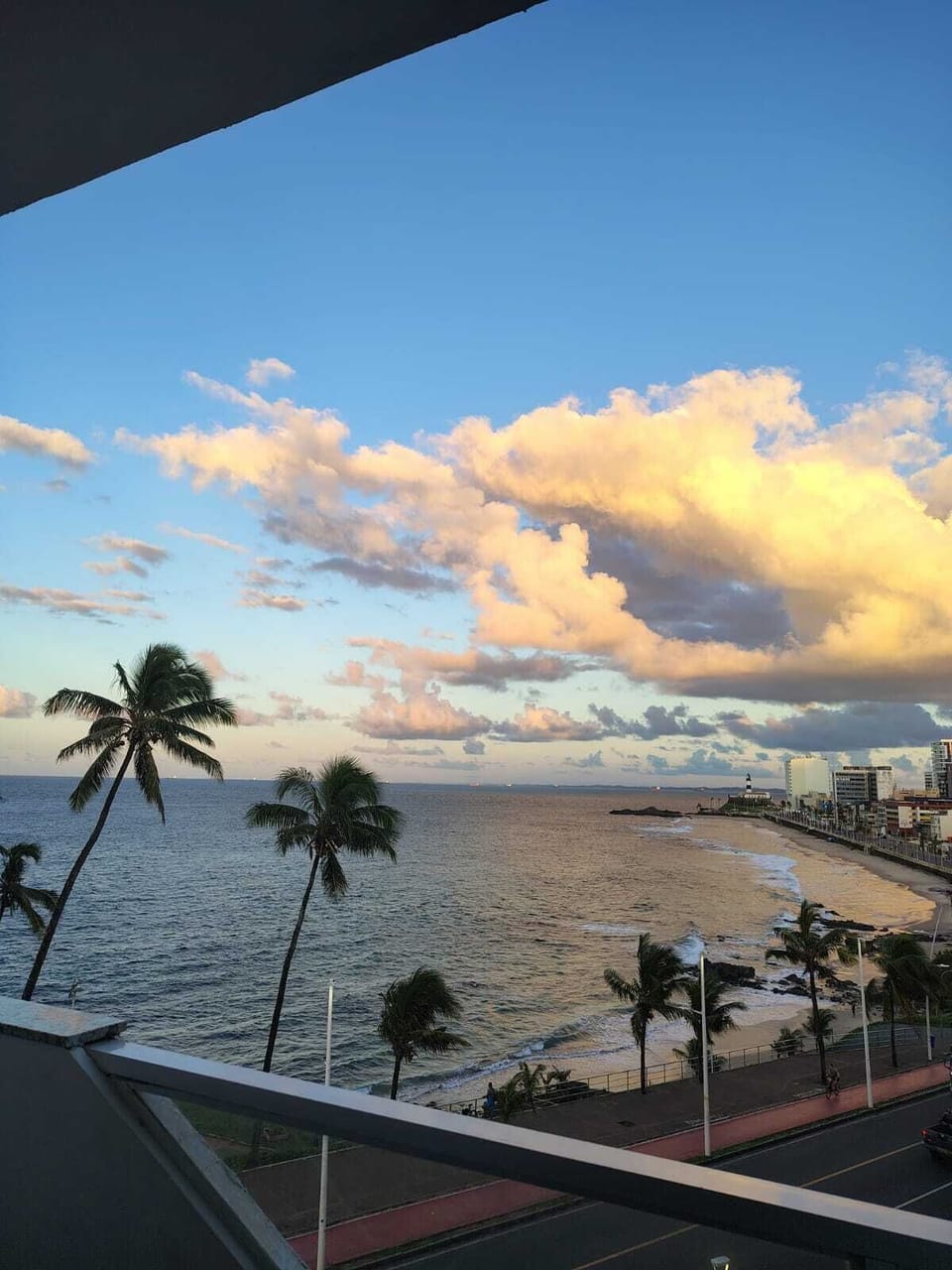 vista na varanda principal