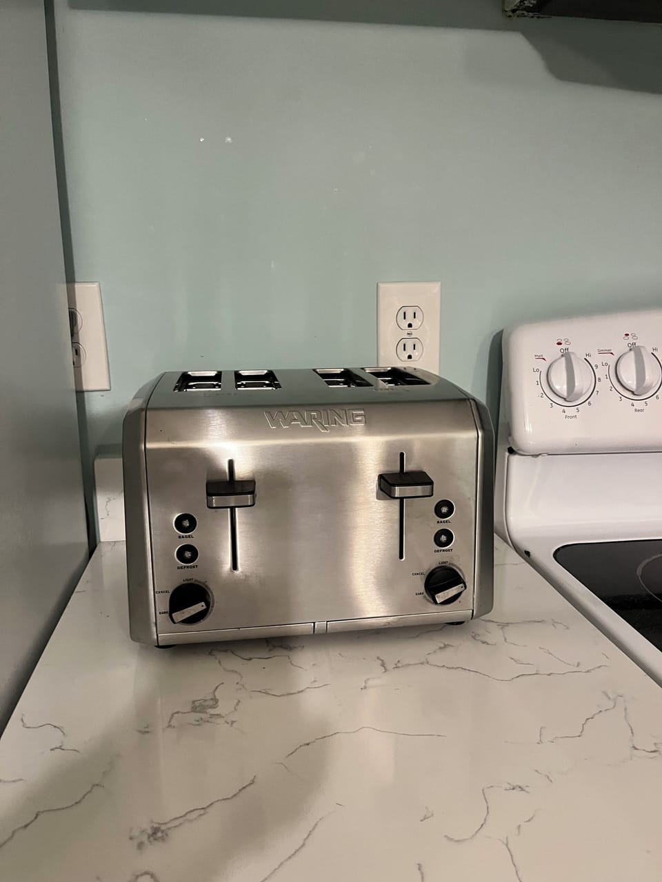 Bread and Bagel toaster in the kitchen