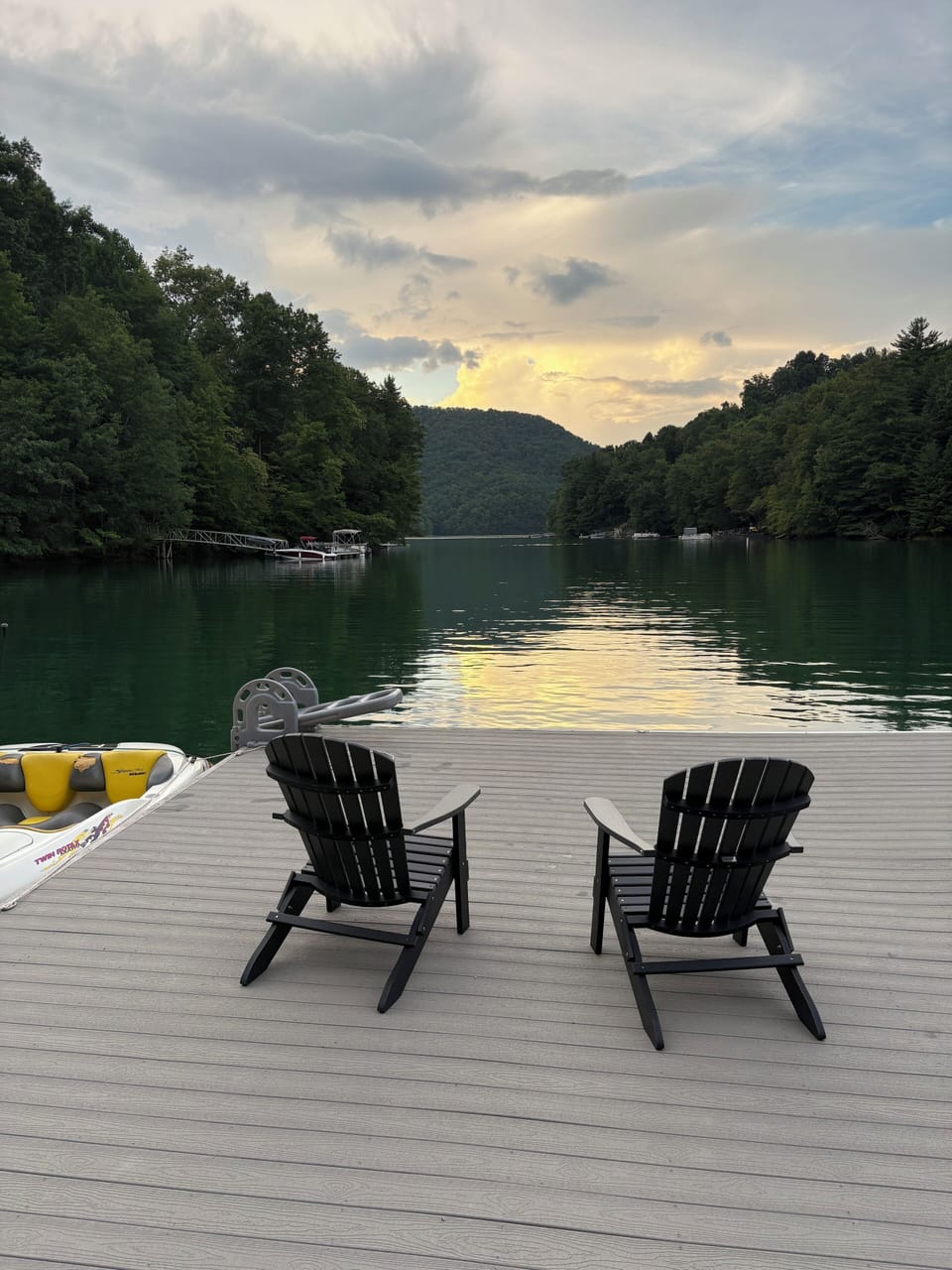 View from the dock.