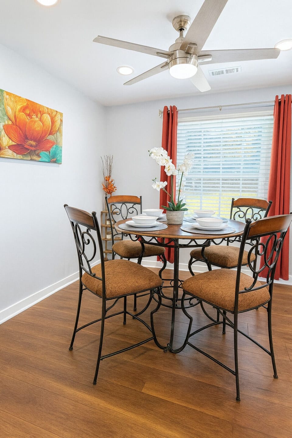 Elegant Dining Area with Modern Accents