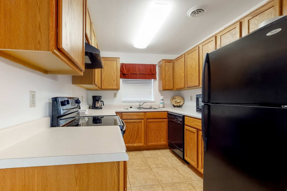 Modern appliances and ample counter space for your culinary adventures!