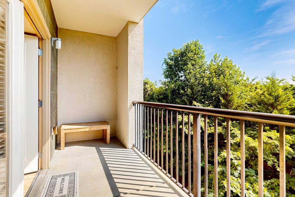 Your Balcony Escape awaits. And, sip coffee while soaking in the lush mountain views and warm sunlight!