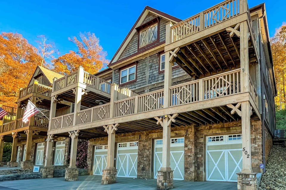 Embrace stunning views from the spacious, sunlit decks of this unique getaway!