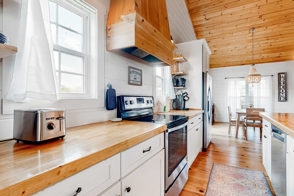 Kitchen Oasis, bright and airy space, perfect for culinary adventures and family meals!