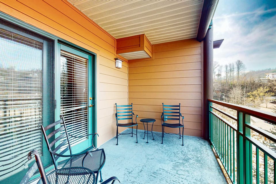 Sip morning coffee while soaking in stunning mountain views!