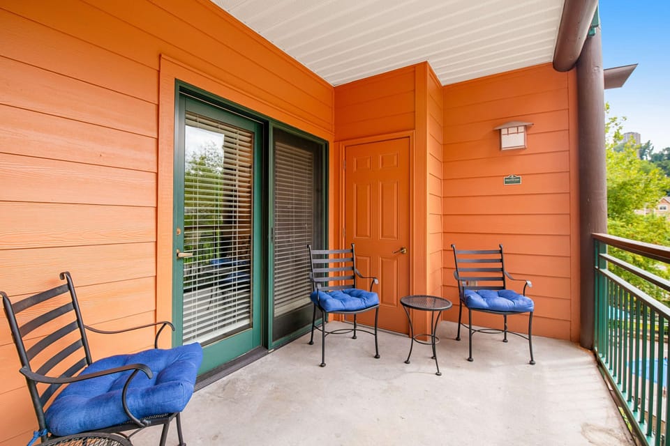Private balcony retreat awaits. And, sip coffee while soaking in lush mountain views from your sunlit escape!