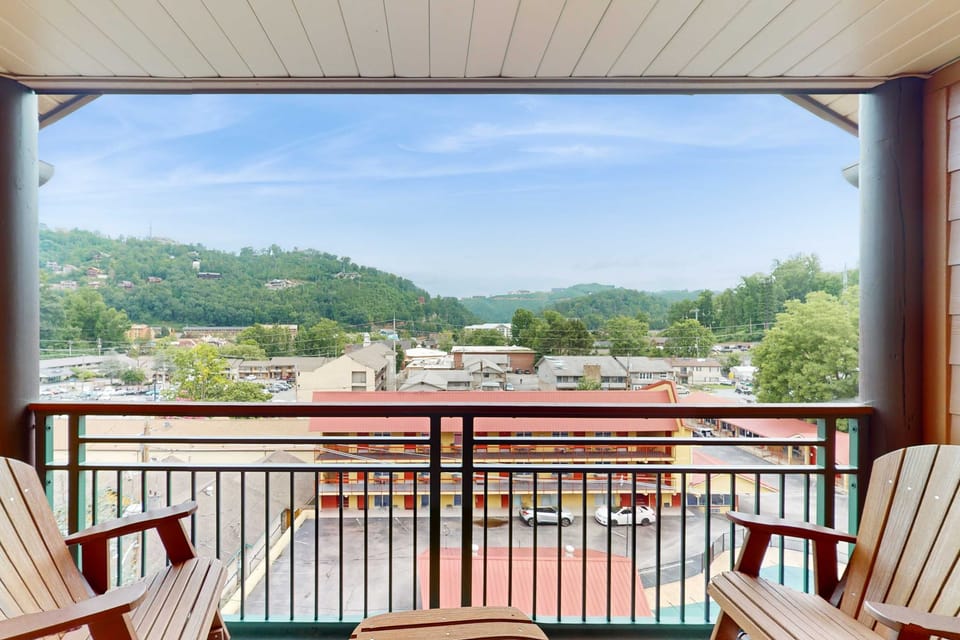 Stunning mountain views from your private retreat, perfect for morning coffee!