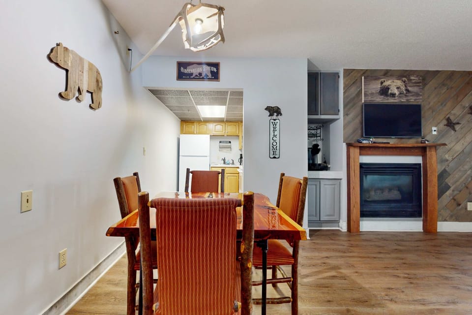 Rustic dining with a splash of fun! Gather 'round for meals and laughter!