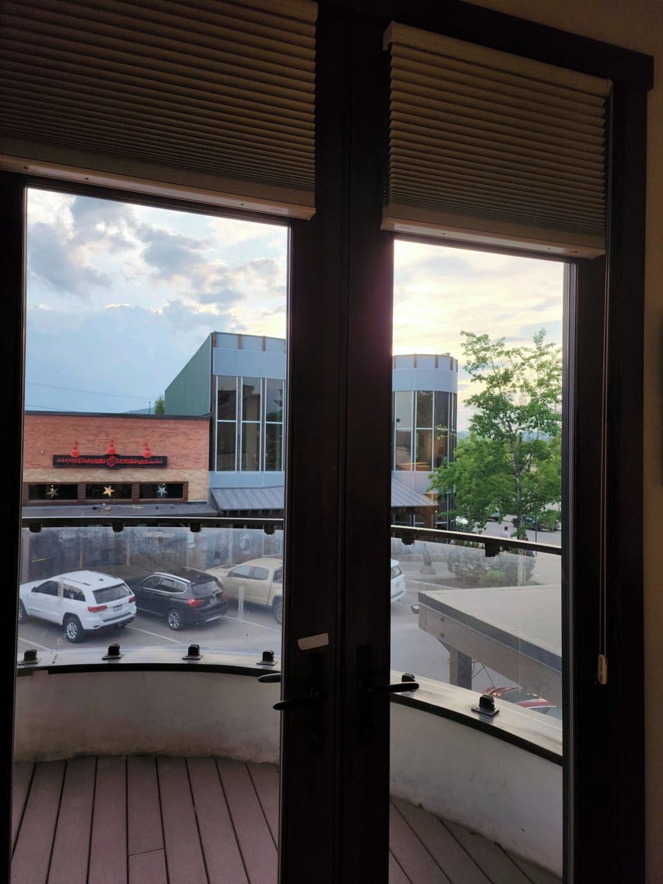 View from bedroom one.