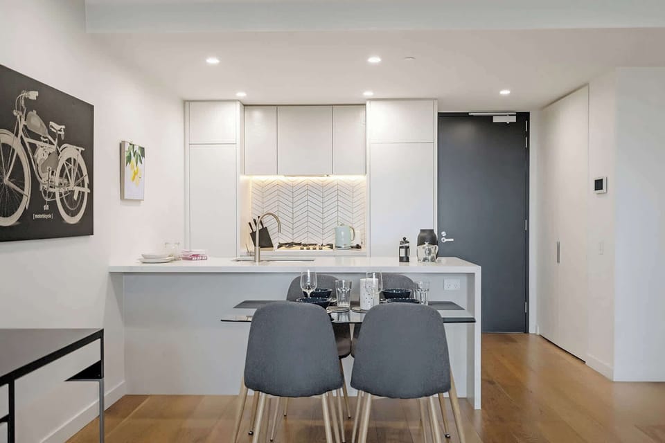 Dining and full equipped open kitchen