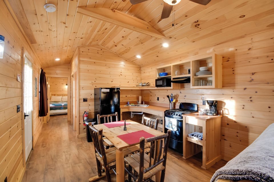 Dining Area & Kitchen | Drip Coffee Pot | Toaster