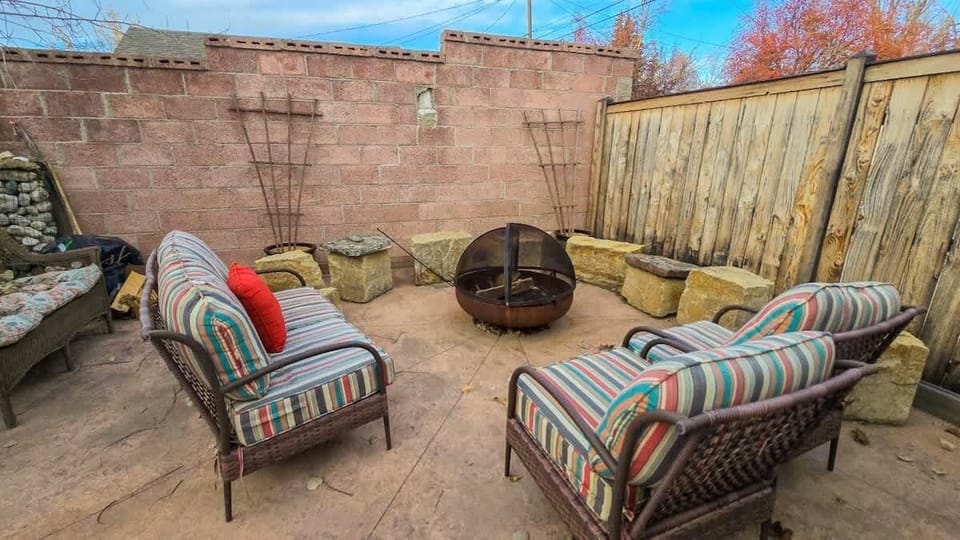 Enjoy a fire under the stars