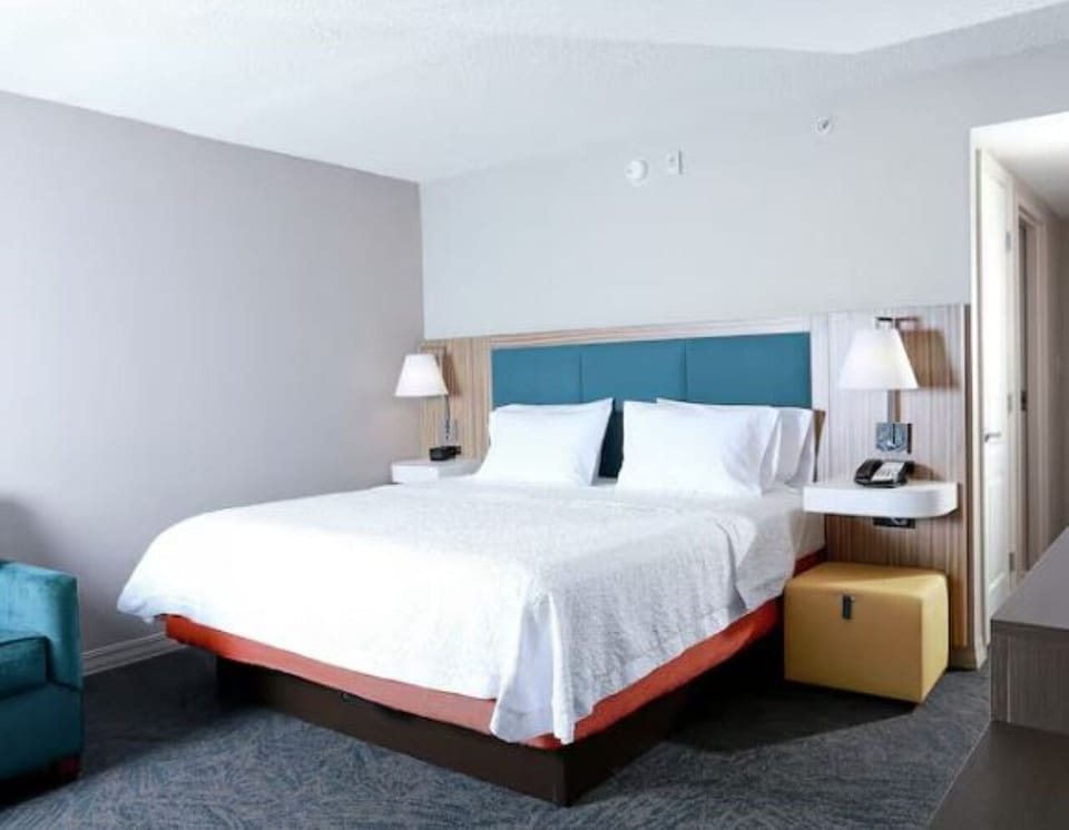 Bedroom. Interior and views may vary based on location and availability