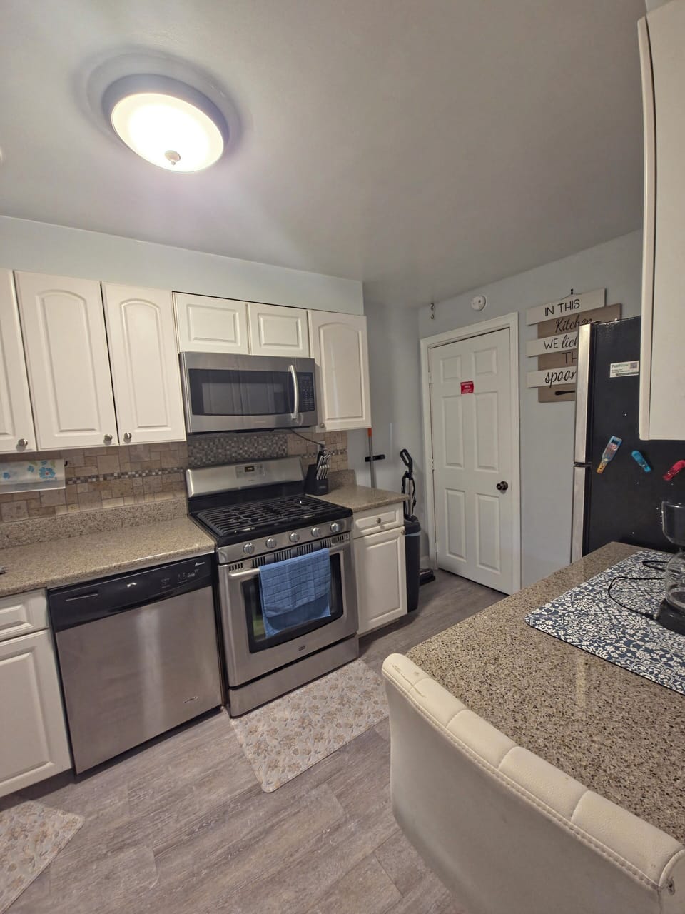 Kitchen with Stainless Steel Appliances