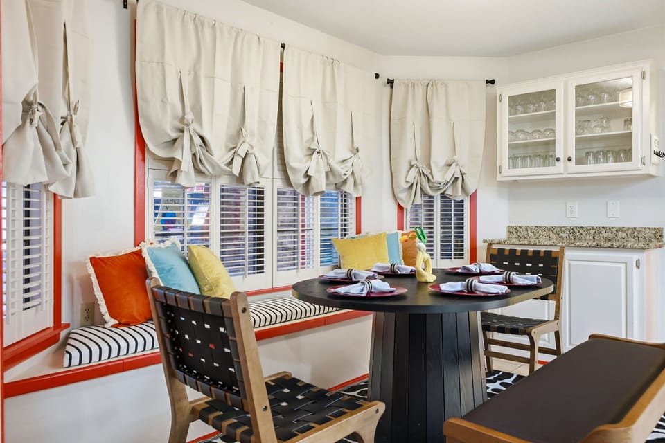 Tiny corner, big charm! Perfect for morning chats, pancakes, or plotting your day of fun.