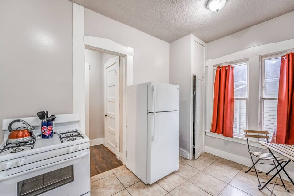Enjoy a bright kitchen space with everything you need for relaxed meal prep.