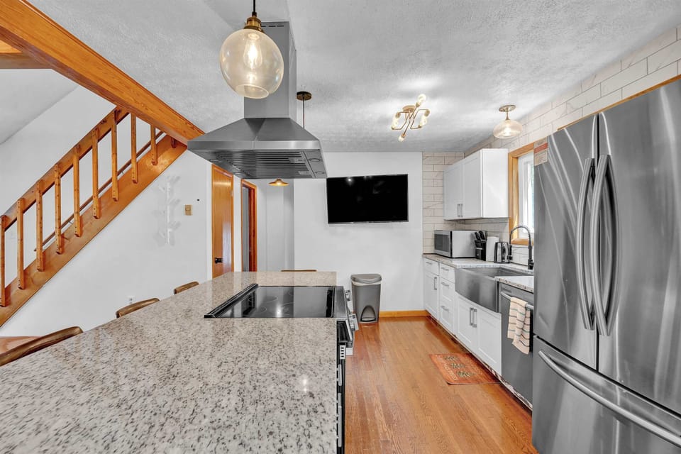 Kitchen with Granite Counters & Open Layout