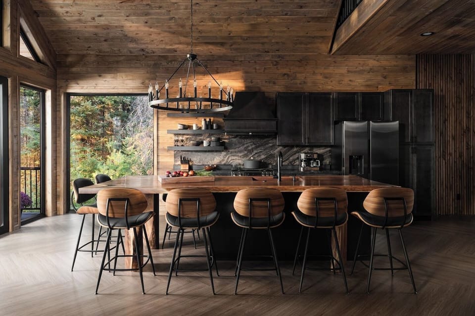 8 countertop comfortable chairs for long evening