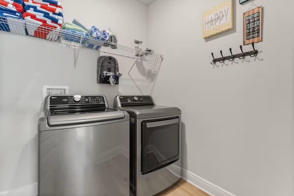 Private laundry.