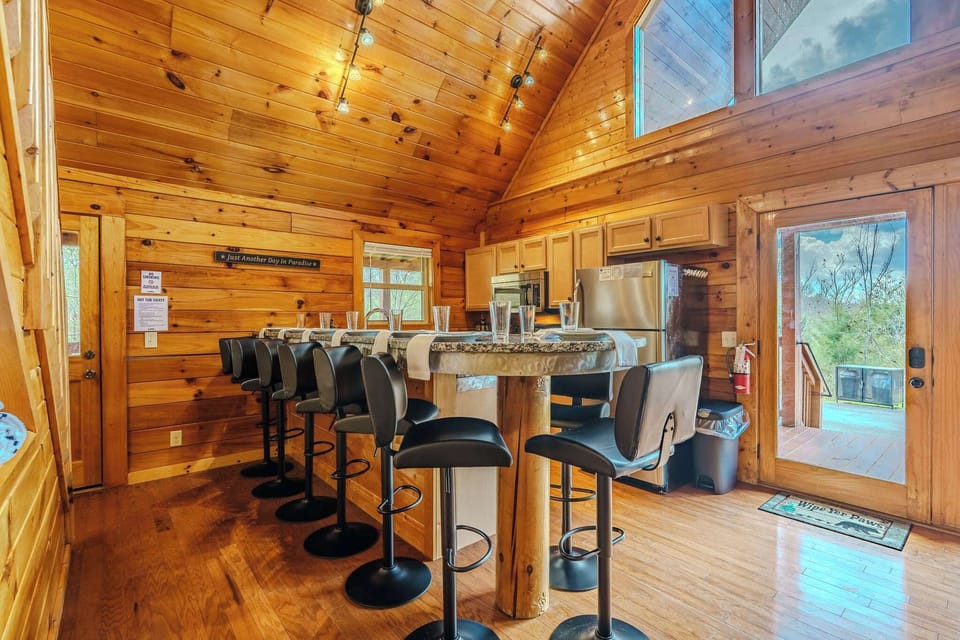 Gather around the unique granite-topped bar for fun and laughter with friends!