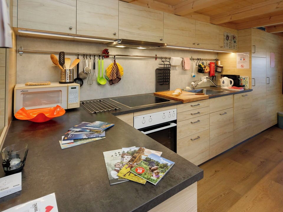 Kitchen, Countertop, Kitchen Appliance, Furniture, Flooring, Wood, Interior Design, Cabinetry, Major Appliance, Kitchen Sink