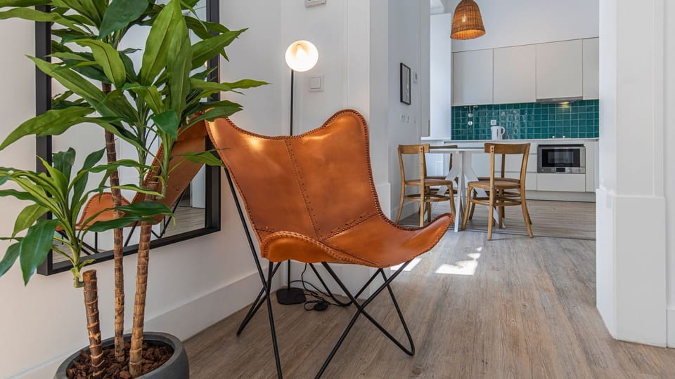 This comfortable chair is the perfect spot for reading a book #relax #portugal #pt #lisbon