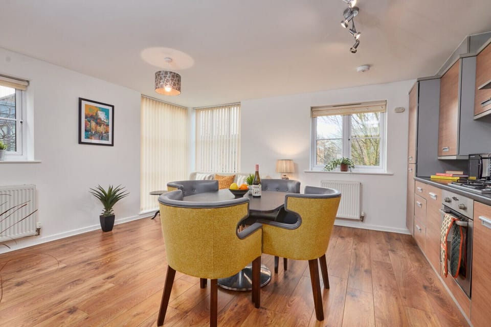 Large kitchen/dining space