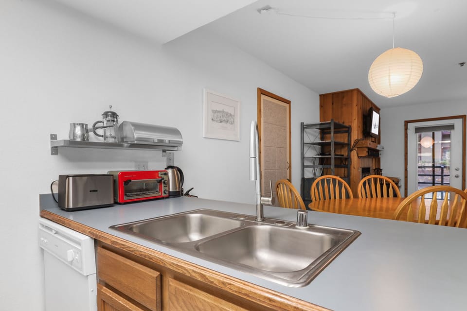 Enjoy a stylish dining space, perfect for sharing laughs and meals with friends and family.