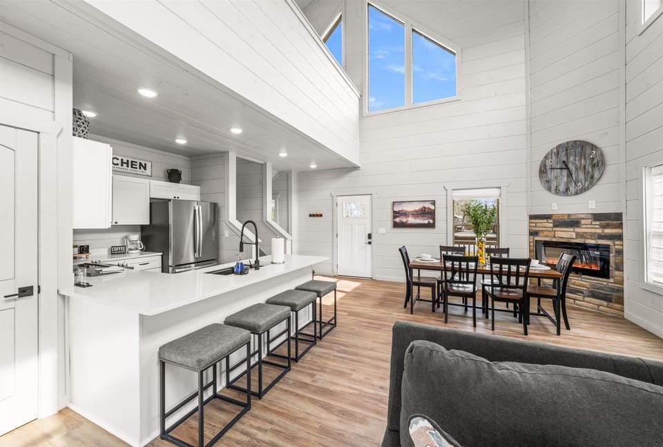 Kitchen living room view