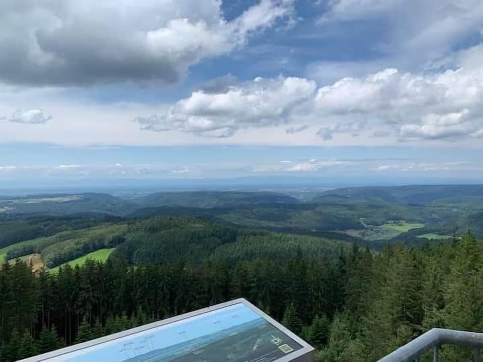 Szklarska Poręba- großartige Aussicht vom Gipfel
