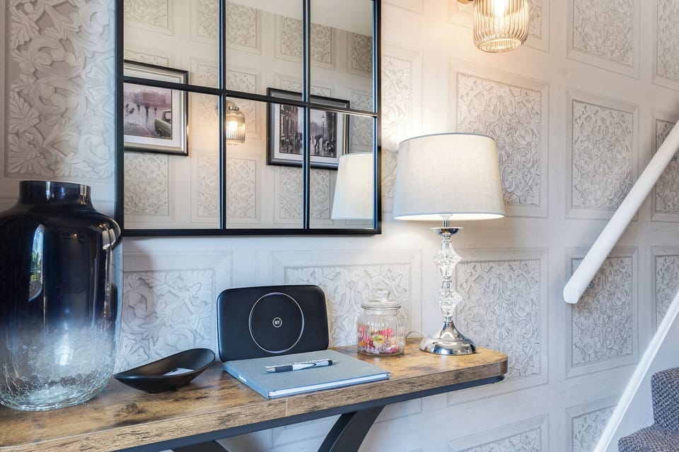 A warm, inviting entryway that welcomes you home. 