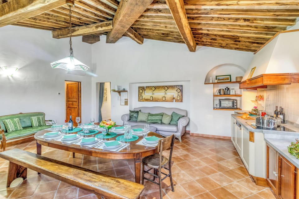 Kitchen and dining area