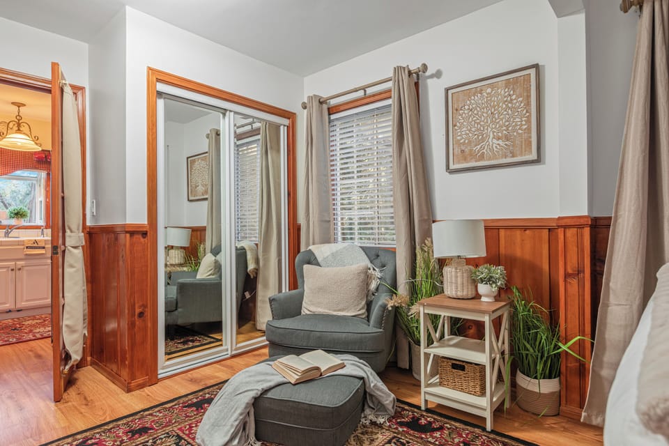 Bedroom 2's reading nook.