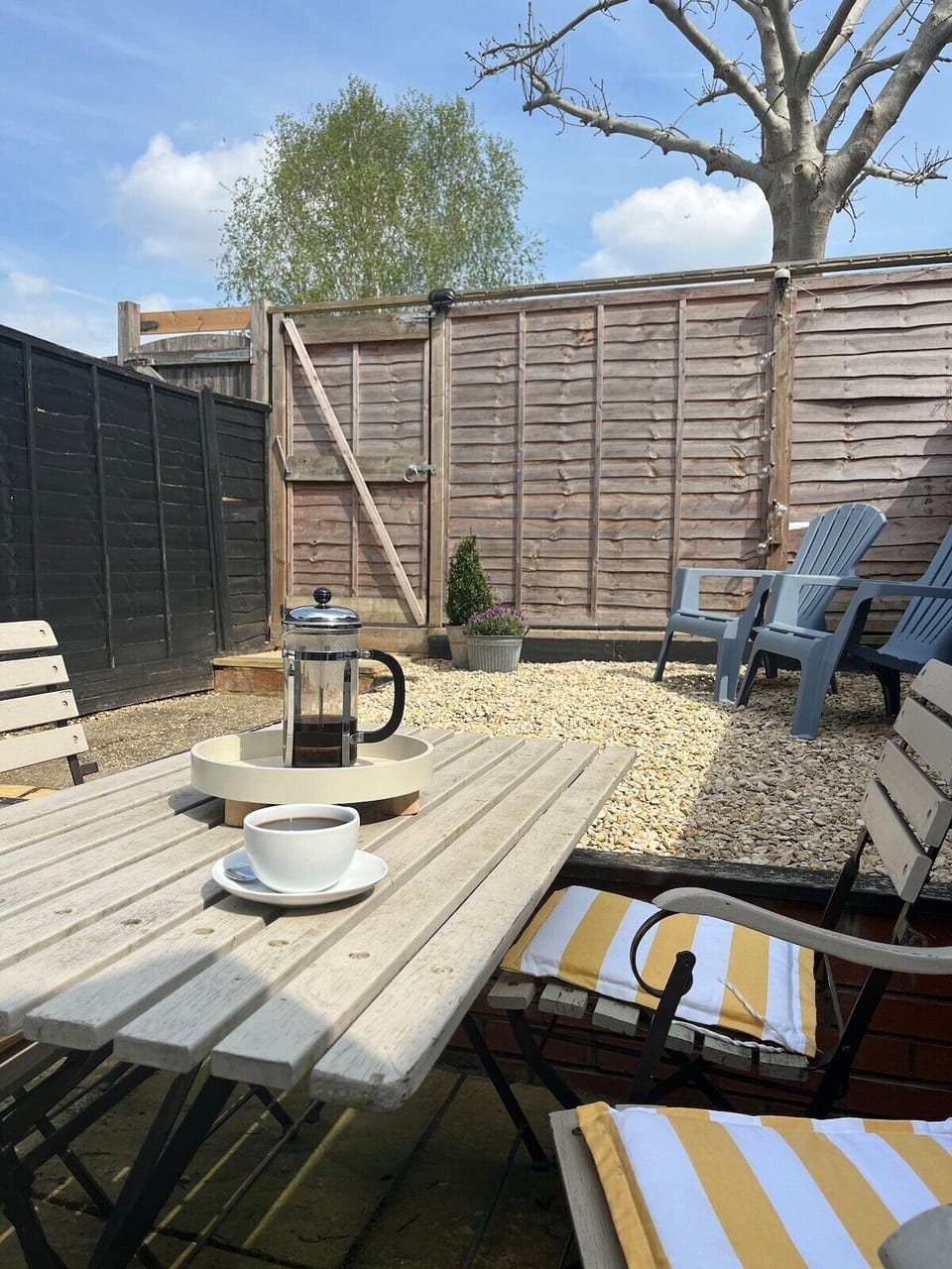 Best way to start the day, coffee and sunshine